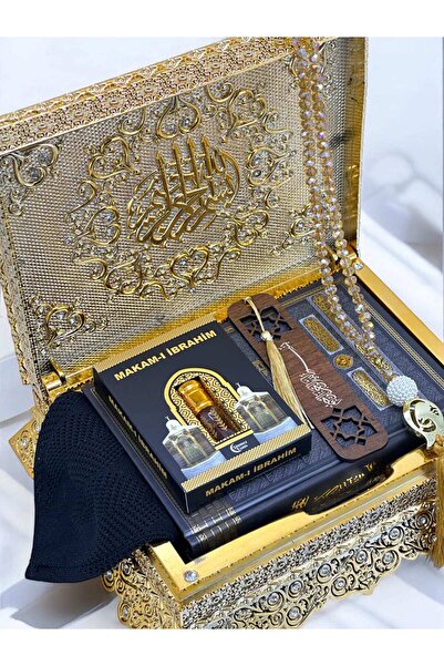 Öz Kadife Cutie de Coran cu pietre Prețioase Cutie de Coran de lux, cadou islamic pentru nuntă, cadou pentru acasă cu Coran