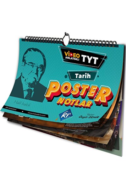 KR Akademi Yayınları TYT Tarih Poster Notlar
