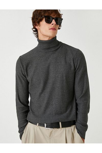 Koton Basic-Pullover mit Rollkragen