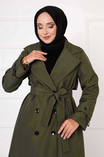 EBRUTESETTÜR Lined Chain Trench - Accessory Detailed