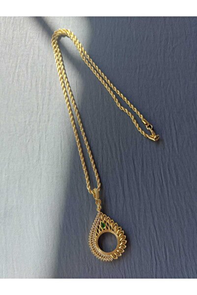 GEZERGOLD TAKI uyumlu kolye 60cm 3mm halat zincir 24ayar altın kaplama