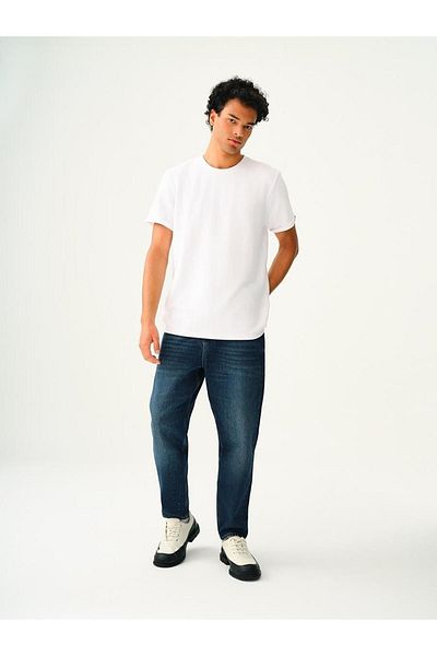 Loft Men's Regular Fit White Tshirt Lf 2034040