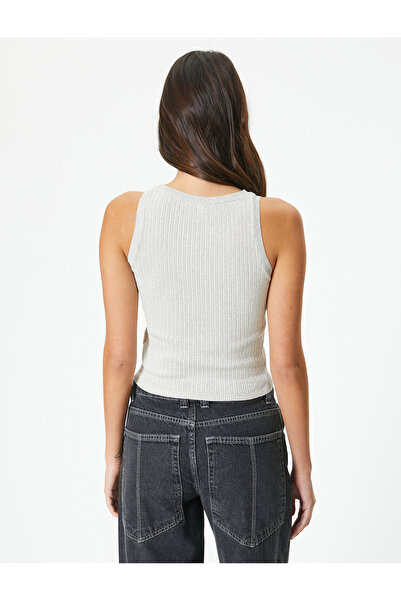 Koton Tricot de corp fără mâneci, cu snur, sclipici