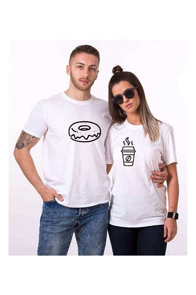 Tshirthane Sweet Coffee Lover Combinations T-shirt Couple Combination