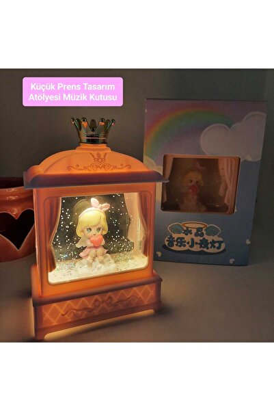 Genel Markalar Kar Küresi Müzik Kutusu Otomatik Işıklı Yılbaşı Yeni Yıl Sevgi...