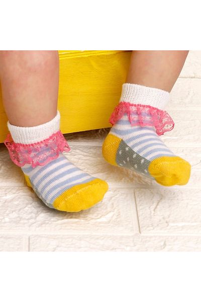 Aziz Bebe Lacy Baby Socks Set - Pack of 2
