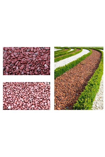 Tunç Botanik DOLOMİT TAŞI BORDO 2-4 cm 10 KG DOĞAL DEKORASYON TAŞI