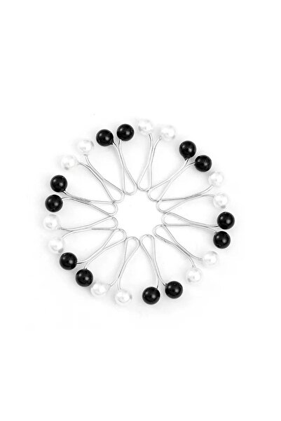 MutluBiDünya 12 Adet Eşarp Şal Klipsi