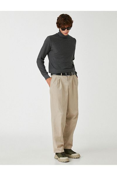 Koton Basic-Pullover mit Rollkragen