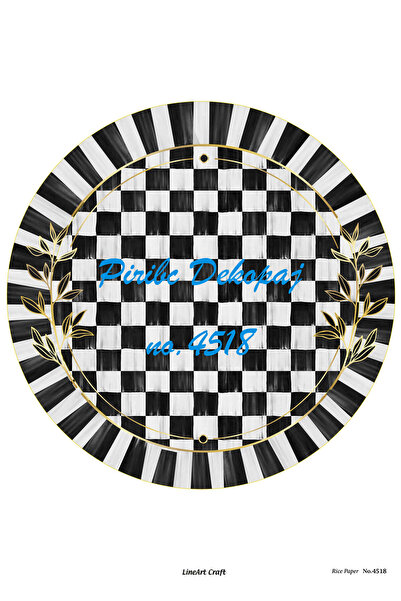 LİNEART Lineart Brass Decopage Paper No:L4518- 29X42Cm