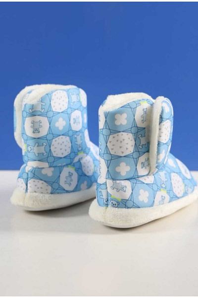 Behtah Kundura Papuci pentru copii cu talpă anti-alunecare și velcro - papuci cu blană pentru școală și creșă