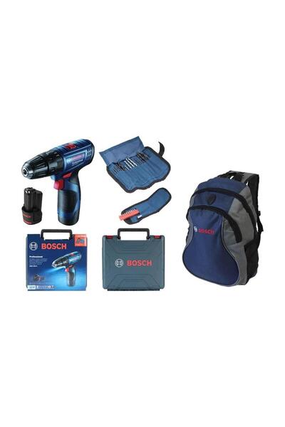 Bosch Professional Gsb 120-LI 2X2AH Akülü Darbeli Delme/vidalama + 23 Parça S...
