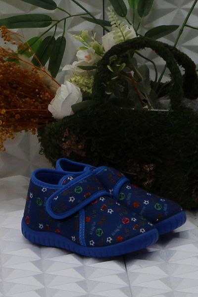 fort Sly 5401 Navy Blue Νηπιαγωγείο Νηπιαγωγείο Σπίτι Αγόρια Παντόφλες Παπούτσια