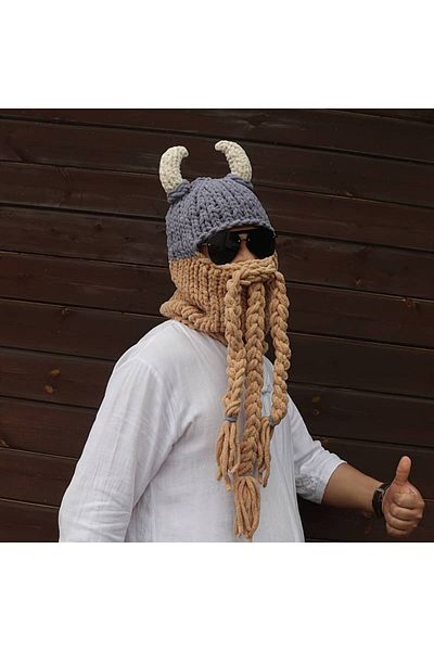 AidaAstrid Snow Mask Hat Puffy Beanie Ski&Snowboard Balaclava