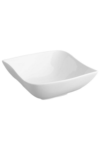 Secret de Gourmet Wave Square Porcelain Salad Bowl 24cm 122696
