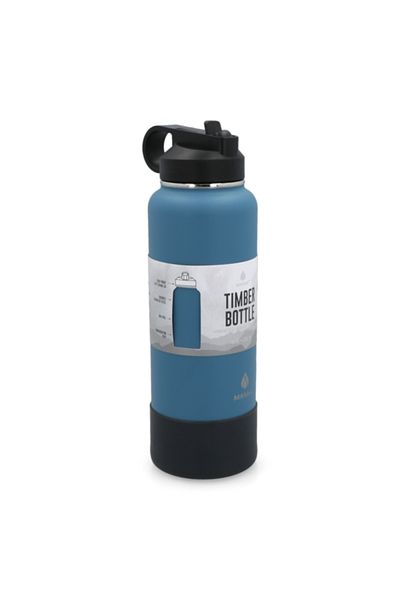 manna Timber Stainless Steel Leak Proof Water Bottle 1.18 Liter