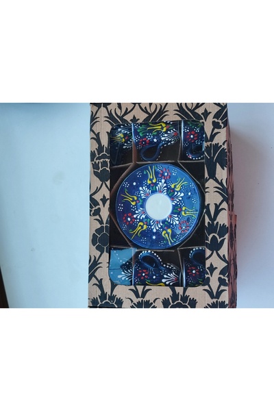 Alux Hediyelik Kahve Fincan Takımı El İşçilikli 12 Parça