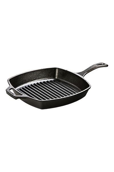 Lodge Cast Iron Non Stick Two Side Lips Grill Pan 26.6cm