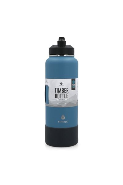 manna Timber Stainless Steel Leak Proof Water Bottle 1.18 Liter