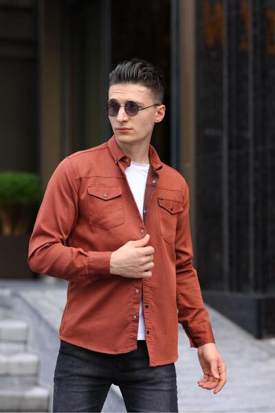 WKM Dvostruka Sa džepovima Snap Tile muška košulja