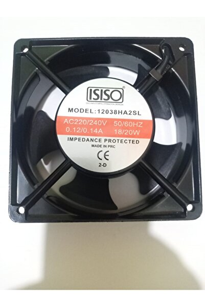 ISISO Isıso Devirli Aksial Metal Fan 12x12x38
