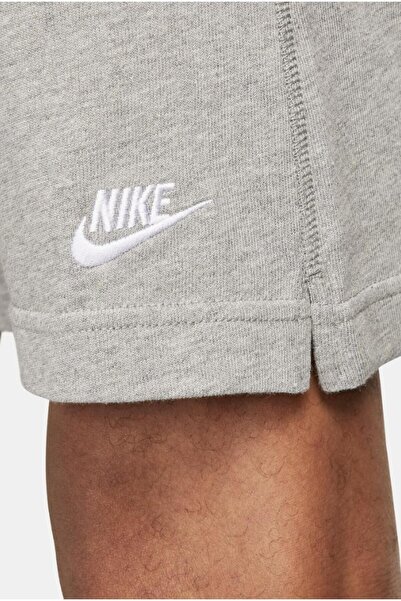 Nike Club Erkek Gri Pamuklu Günlük Şort