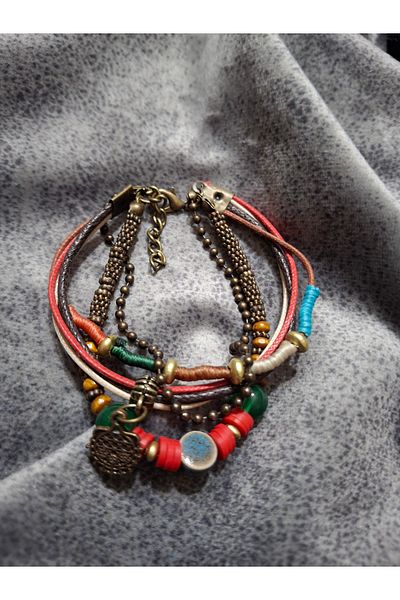 azra takı tasarım Handmade, Colorful, Authentic Ethnic Multiple Women's Bracelet