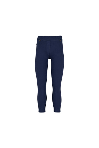 LOVETTI بنطلون شتوي سميك للغاية من القطيفة للأطفال البنات باللون الأزرق الداك...