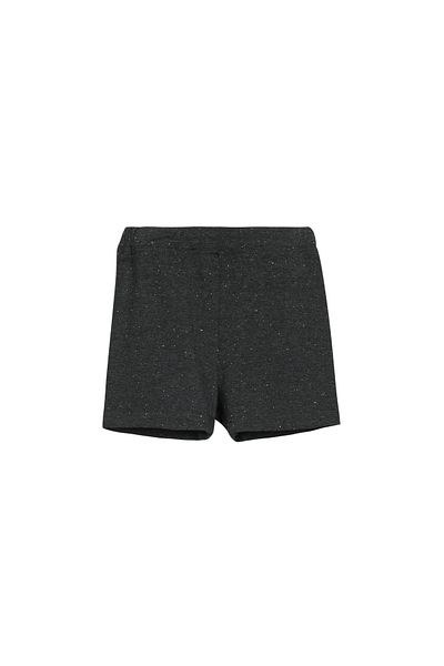 LOVETTI Anthracite White Girl's Dance Shorts - Nope Basic