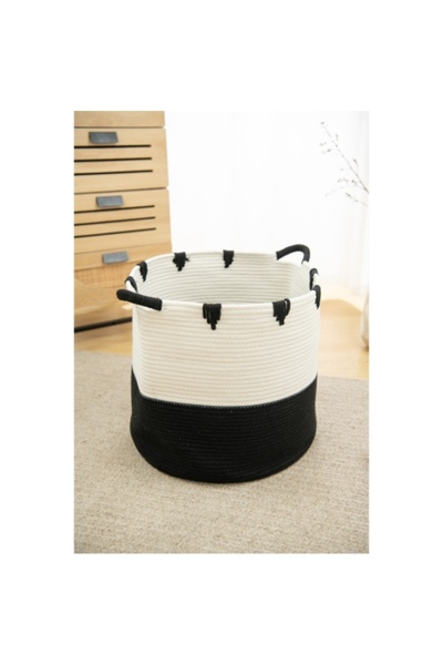 HONEYBEE Round Shaped Open Top Laundry Hamper with Handle