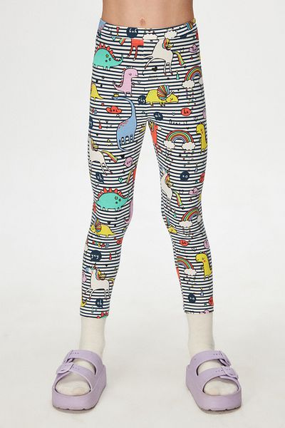 LOVETTI Rainbow Unicorn Patterned Summer Tights for Girls