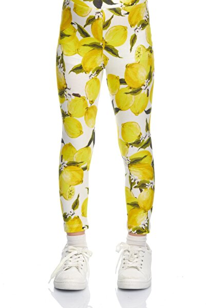 LOVETTI Girl's Lemon Breeze Printed Summer Tights