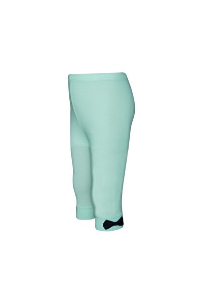 LOVETTI كابري بناتي بفيونكة خضراء - موديل أساسي تحت الركبة