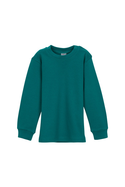 LOVETTI Fete - Tricou cu mânecă lungă de iarnă de culoare închisă la petrol