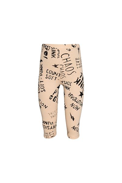 LOVETTI PunK Girl Patterned Knee-length Leggings Capri