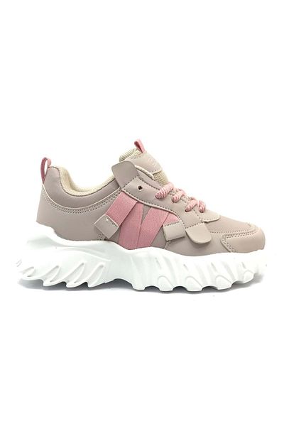 Kocamanlar Ayakkabı Verom Cool Sneaker - PUDRĂ Ortopedică pentru copii, cu aspect de șireturi și velcro