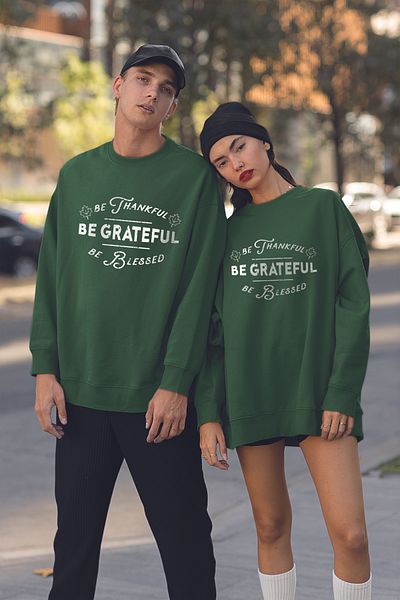MYADA Унисекс стилен суитшърт с щампа Oversize 22663