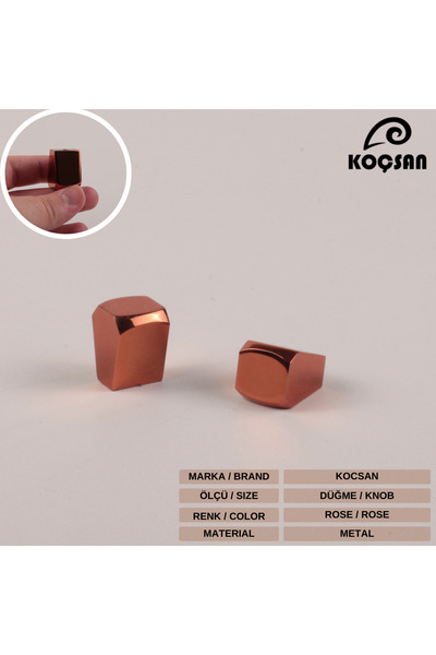 KOÇSAN Quartz Rose Button Handle Luxury Country Kitchen Furniture Cabinet Drawer Handle