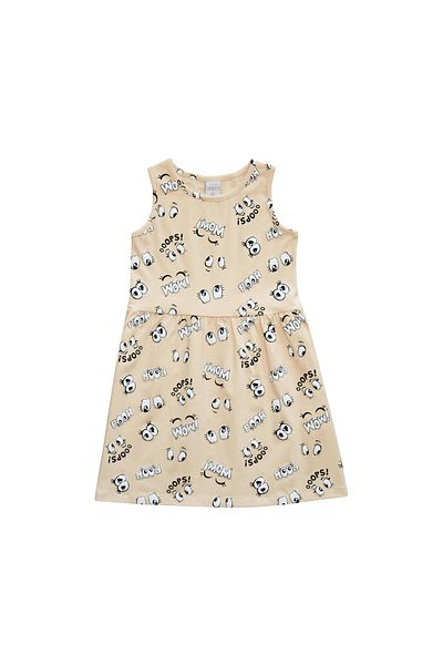 LOVETTI Always Happy Girl's Pattern Sleeveless Dress