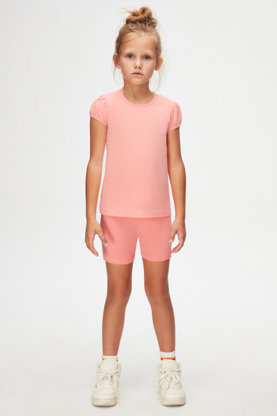 LOVETTI Salmon Basic για κορίτσια - Μπλουζάκι με λαιμόκοψη και καρπούζι