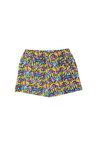 LOVETTI Girl's PocKeted Patterned Speckled Shorts
