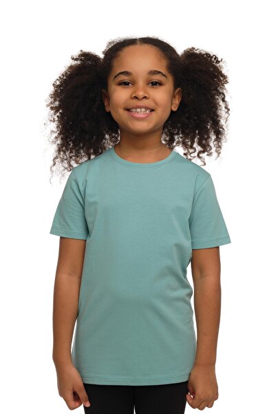 LOVETTI Cagla Πράσινο UniSex Παιδικό T-Shirt - Μηδενικός Γιακάς, Κοντό μανίκι