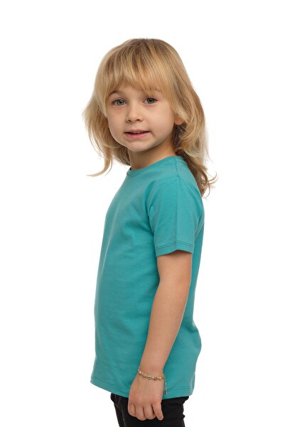 LOVETTI Παιδικό μπλουζάκι Unisex - Light Oil, Crew Neck, Κοντό μανίκι