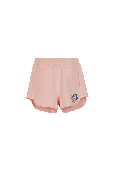 LOVETTI SeA Horse Printed light Powder Girl's Shorts - Two ThreAd