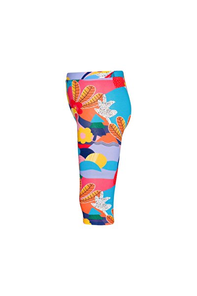 LOVETTI Sunny Garden Kız Çocuk Desenli Diz Altı Tayt Kapri