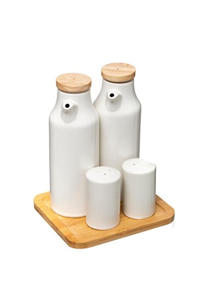 Five Simply Smart طقم زيت وخل وملح وفلفل سيراميك 179613