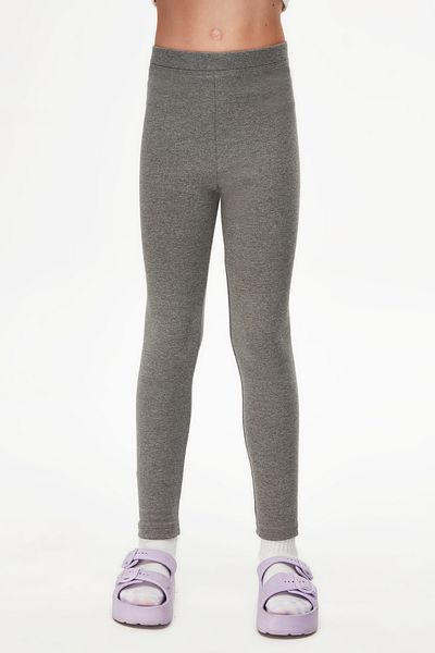 LOVETTI Ice Gray Winter leggings for Girls - Basic Model