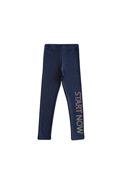 LOVETTI Κολάν Winter Raised για κορίτσια - Ανοιχτό Navy Blue, Printed Start Now