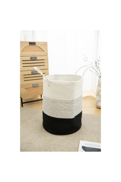 HONEYBEE Space-Saving Lightweight Storage Basket with Handle