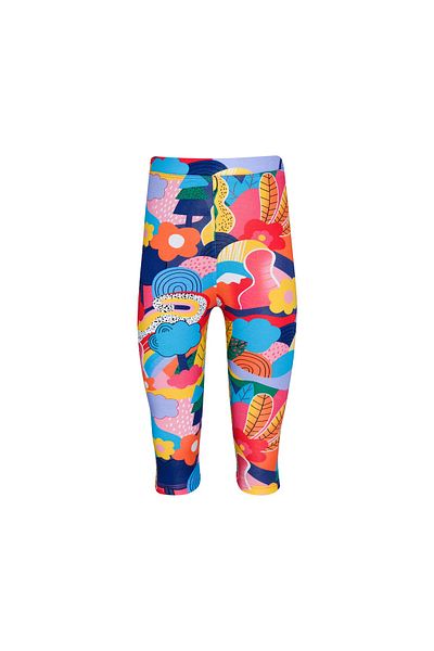 LOVETTI Sunny Garden Girl's Patterned Knee Length Leggings Capri